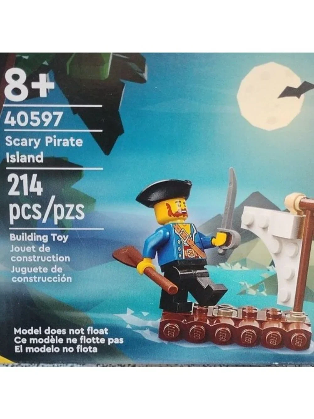 Lego 40597 Scary Pirate Island Building Set 214 pcs